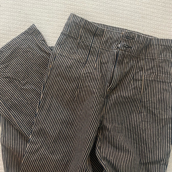 We The Free Jayce Flare Jean - Railroad Pinstripe - Picture 2 of 8